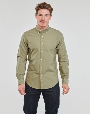 Риза Polo by Ralph Lauren Long Sleeve Shirt Зелено | 710804257032, 1