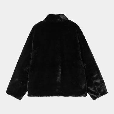 Палта Carhartt WIP Olney Michigan Faux Fur Collared Four-Pocket Coat XS Черно | I035320_4, 1