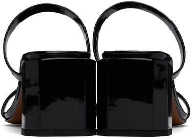 Кецове и обувки BY FAR Tanya Patent Leather Heeled Sandals Черно | 19PFTNYSBLP, 1