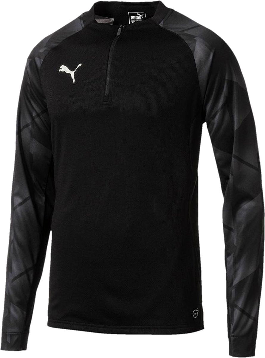 Тениска Puma Football NEXT 1/4 Zip Top Sweatshirt Черно | 655582-002, 0