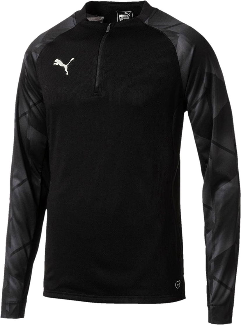 Тениска Puma Football NEXT 1/4 Zip Top Sweatshirt Черно | 655582-002