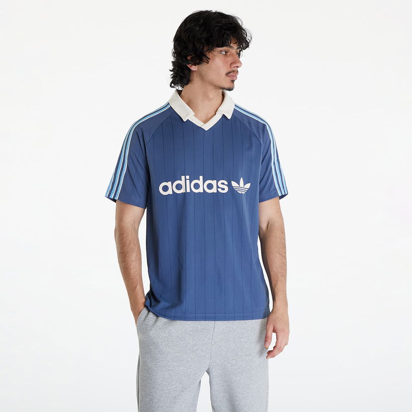 Тениска adidas Originals Printstripe Jersey T-Shirt Preloved Ink Синьо | IU0199