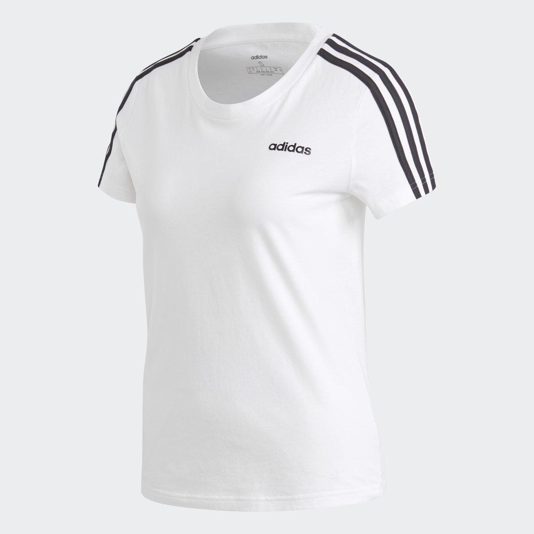 Тениска adidas Performance Essentials 3-Stripes Бяло | GH7887, 0