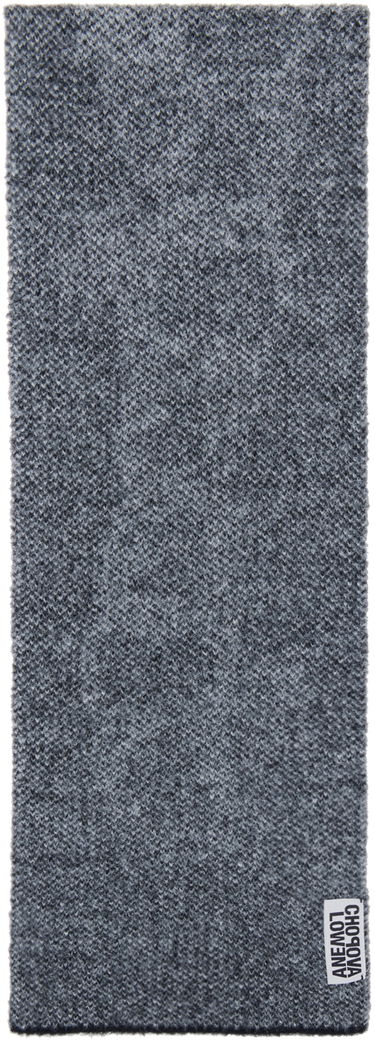 Шал Chopova Lowena Chain Link Knit Scarf Черно | 8276, 1