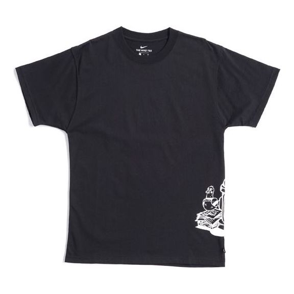 Тениска Nike SB SB Cartoon Print T-Shirt Черно | CU0299-010