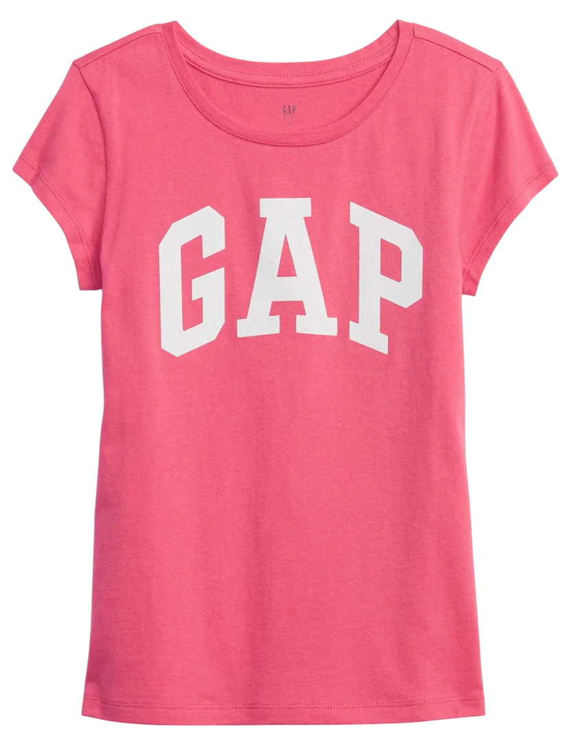 Тениска GAP GAP Logo T-shirt Розово | 460525-05