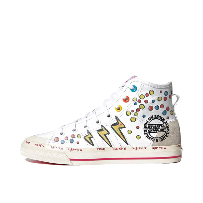 Кецове и обувки adidas Originals Nizza Hi Disney Бяло | GZ8838