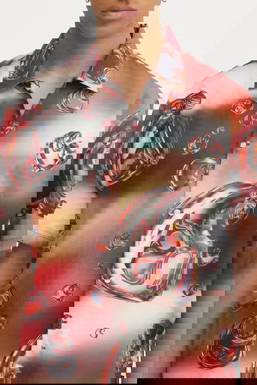 Риза Carhartt WIP Short Sleeve Solar Chrome Relaxed Fit Classic Collar Shirt Многоцветен | I035155.32LXX, 3