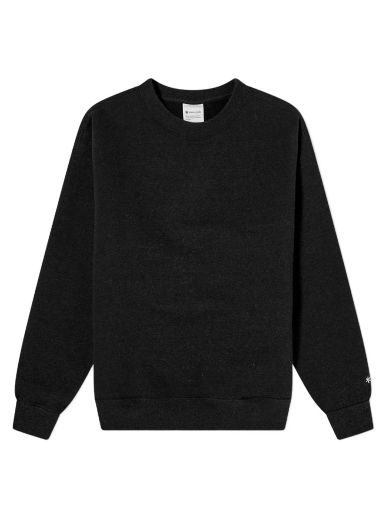 Суитчър Snow Peak Recycled Cotton Crew Neck Sweat Черно | SW-22SU401-BK