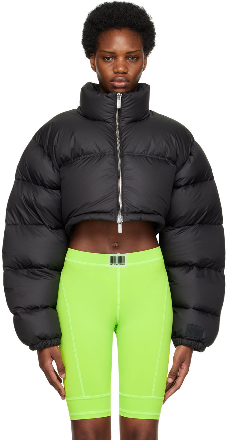 Пухо яке VETEMENTS VTMNTS Cropped Down Puffer Jacket Черно | VL14JA240B, 0