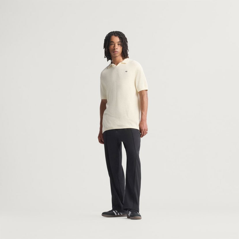 Поло тениска adidas Performance Premium Knit Polo Shirt Бяло | JV7596