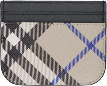 Портфейл Burberry Burberry Check Card Holder Бежово | 8092975, 0
