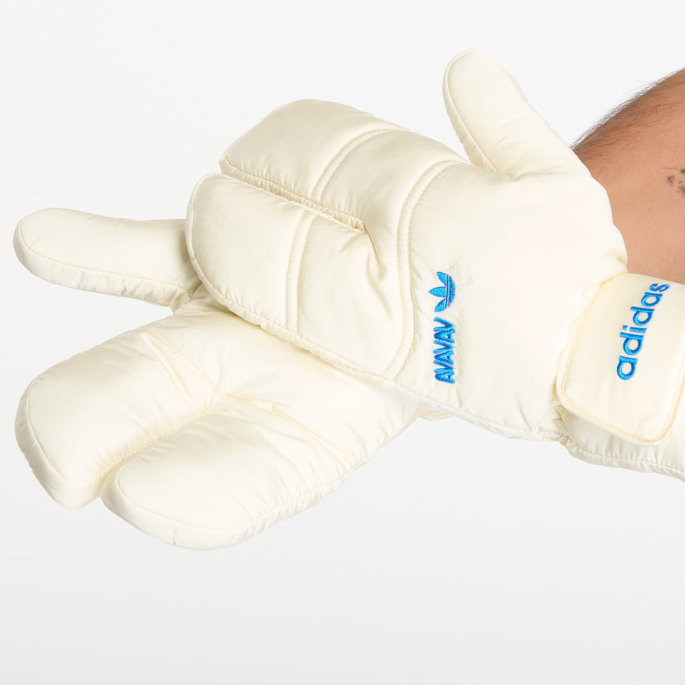 Ръкавици adidas Originals AVAVAV x Three Finger Gloves Cream White Бежово | JG1432, 0