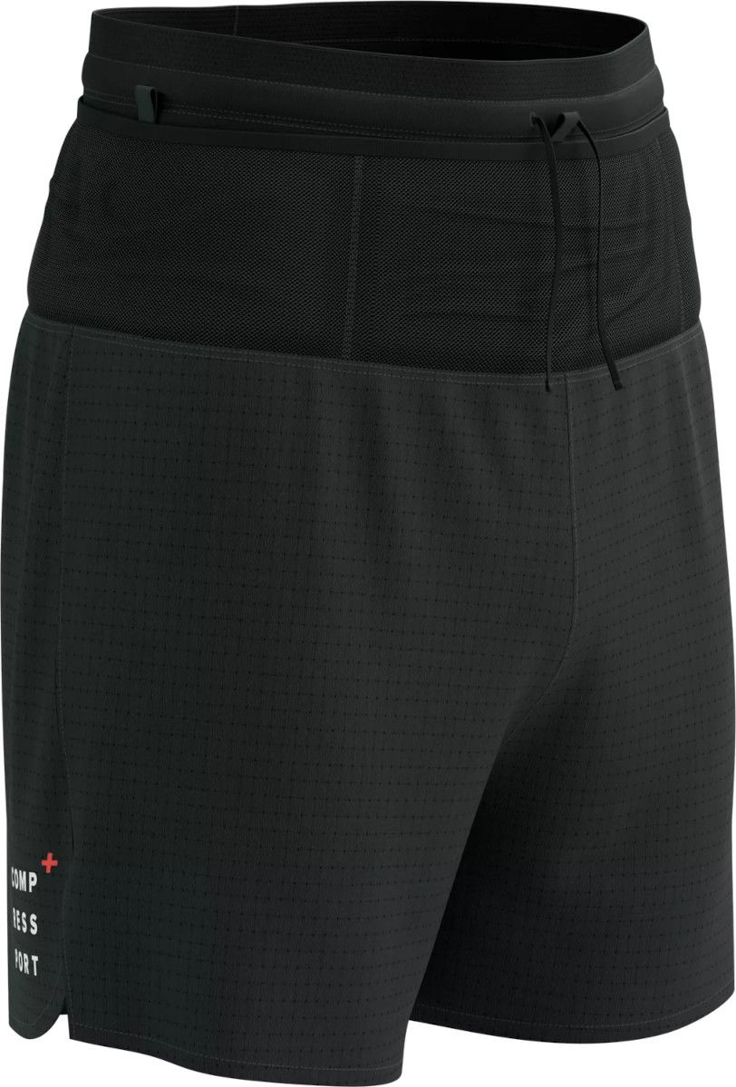 Къси панталони Compressport Trail Racing Overshort Shorts Черно | ashm3739000, 0