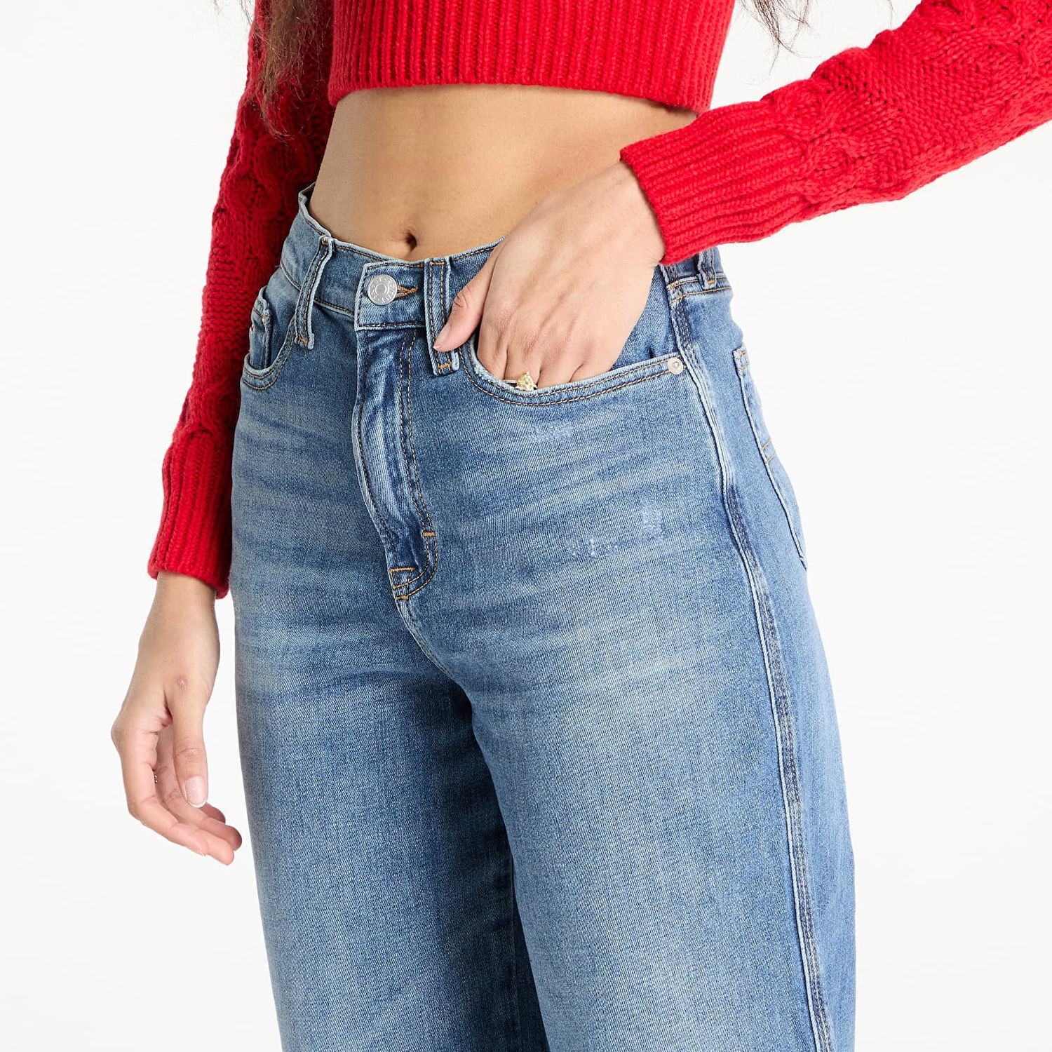 Дънки Tommy Hilfiger Tommy Jeans Claire High Wide Jeans W30/L32 Синьо | DW0DW19582 1BK, 1