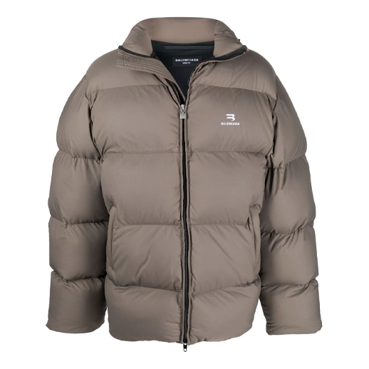 Пухо яке Balenciaga Balenciaga Sporty B Puffer Jacket Сиво | 681440TJO032122