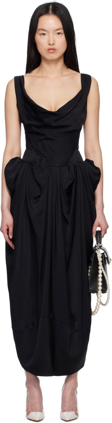 Pокля Vivienne Westwood Vivienne Westwood Sunday Garden Maxi Dress Черно | 1101038N-W012Y-, 0
