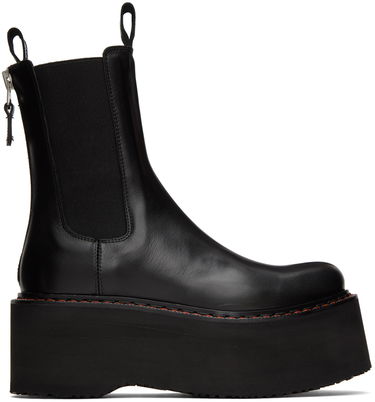 Облекло R13 R13 Double Stack Platform Chelsea Boots Черно | R13S0245-001, 0