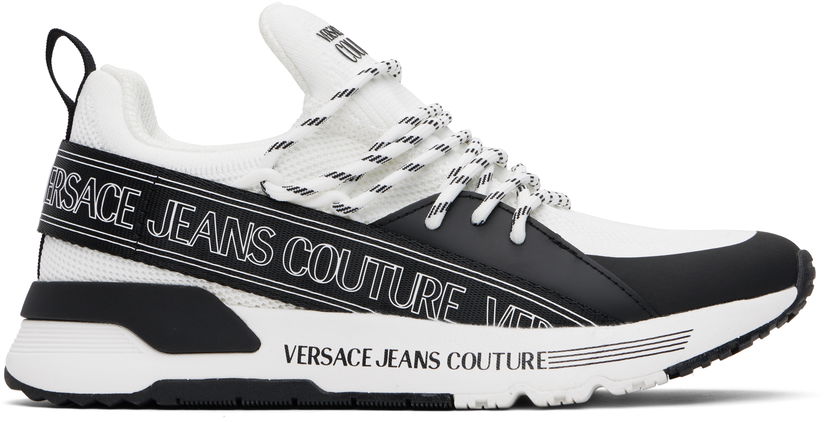 Кецове и обувки Versace Versace Jeans Couture Dynamic Logo Бяло | E78YA3SA3_EZSC65