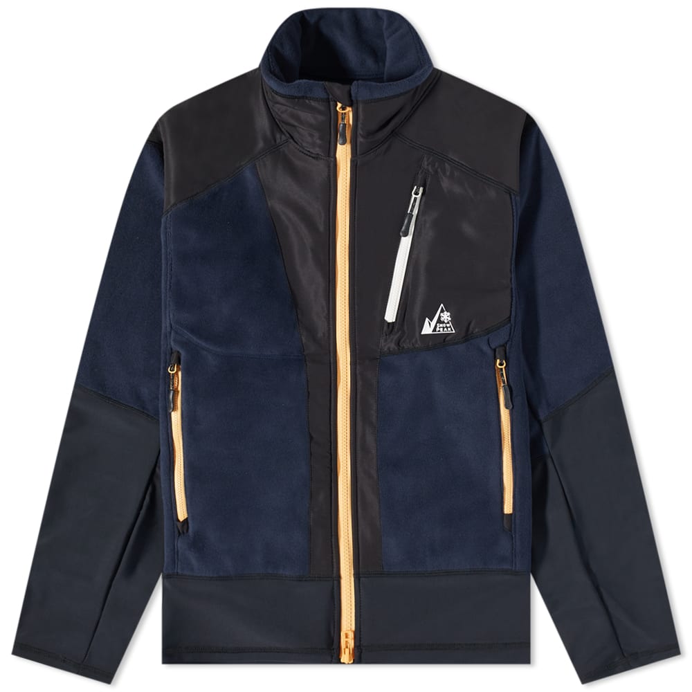 Яке Snow Peak Mountain Of Moods x Fleece Hybrid Jacket Тъмно синьо | MM4210-SW01-NV, 0