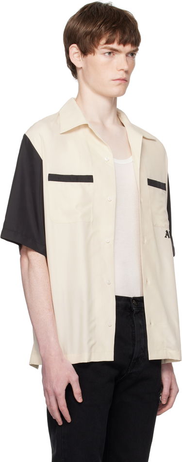 Риза AMIRI AMIRI 'Try It' Bowling Shirt Бежово | AMSTCA1149, 1