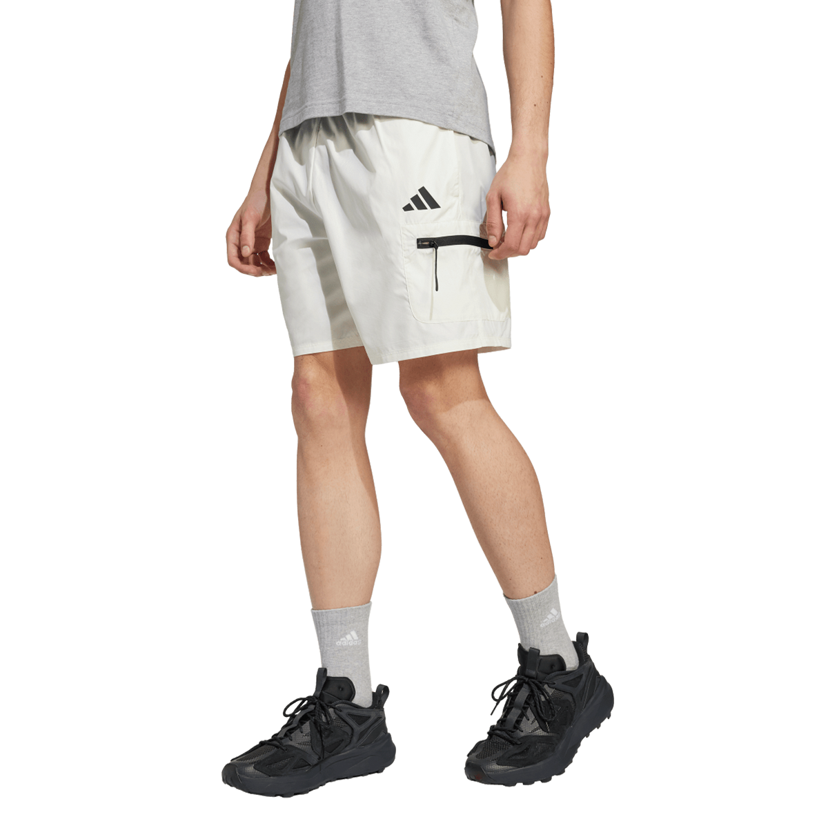 Къси панталони adidas Originals Casual Explore Woven Shorts Бяло | JF3348, 0