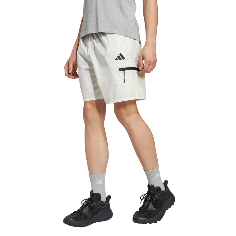 Къси панталони adidas Originals Casual Explore Woven Shorts Бяло | JF3348