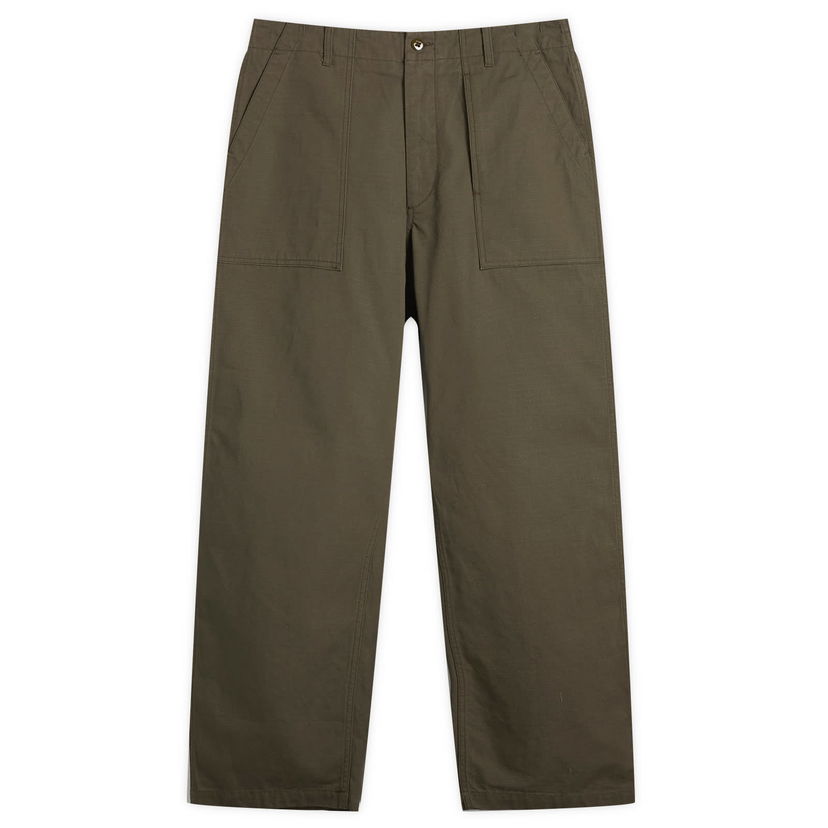 Панталони Engineered Garments Heavyweight Ripstop Fatigue Pants, Size Small Зелено | 25F1F004-BK002