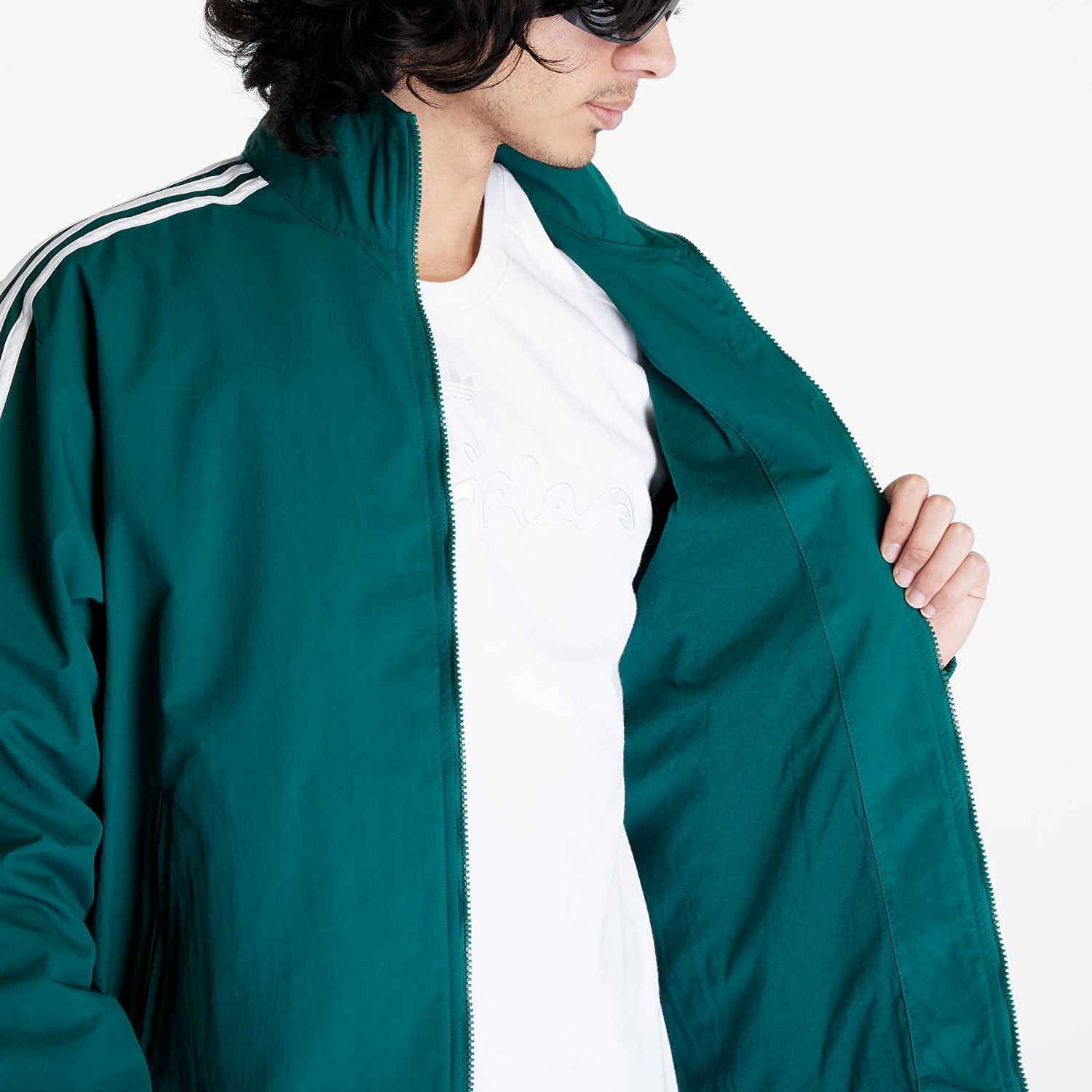 Яке adidas Originals Adicolor Woven Firebird Track Top Зелено | IT2494, 1