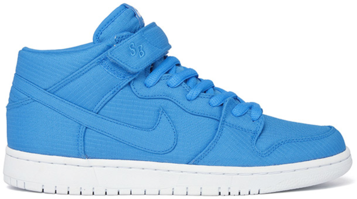 Кецове и обувки Nike SB SB Dunk Mid Photo Blue Ripstop Синьо | 314383-441, 0