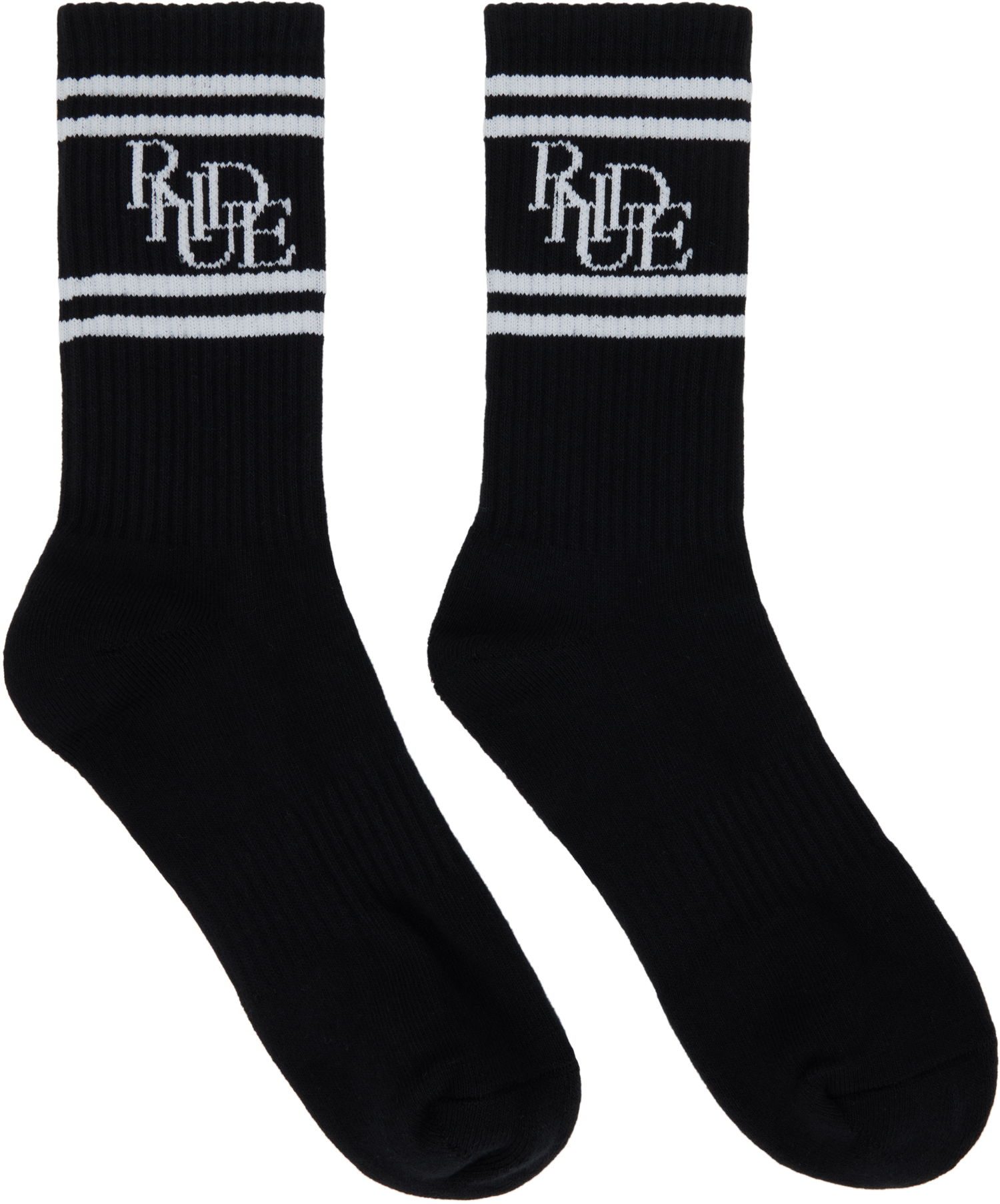 Чорапи Rhude Rhude Scrambler Socks Черно | RHSS25SO07227, 0
