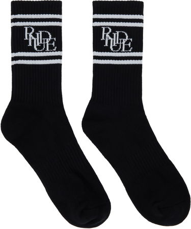 Чорапи Rhude Rhude Scrambler Socks Черно | RHSS25SO07227, 0