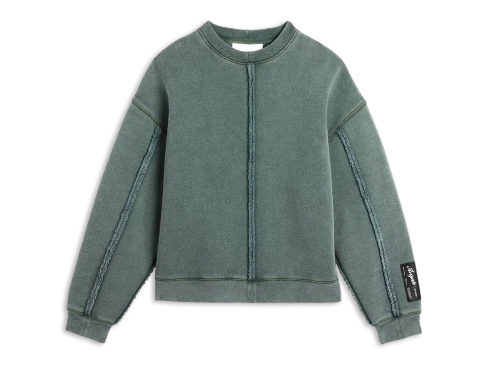 Суитчър AXEL ARIGATO Chopped Oversized Sweatshirt Зелено | A0785003, 0