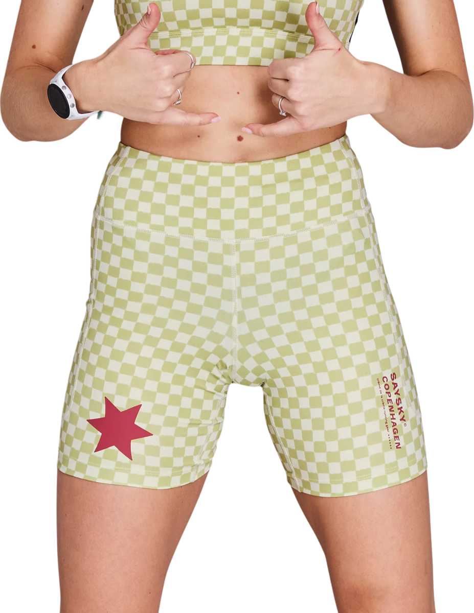 Къси панталони Saysky Saysky Checker Combat+ 7" Short Tights Зелено | nwrst30c1034, 0