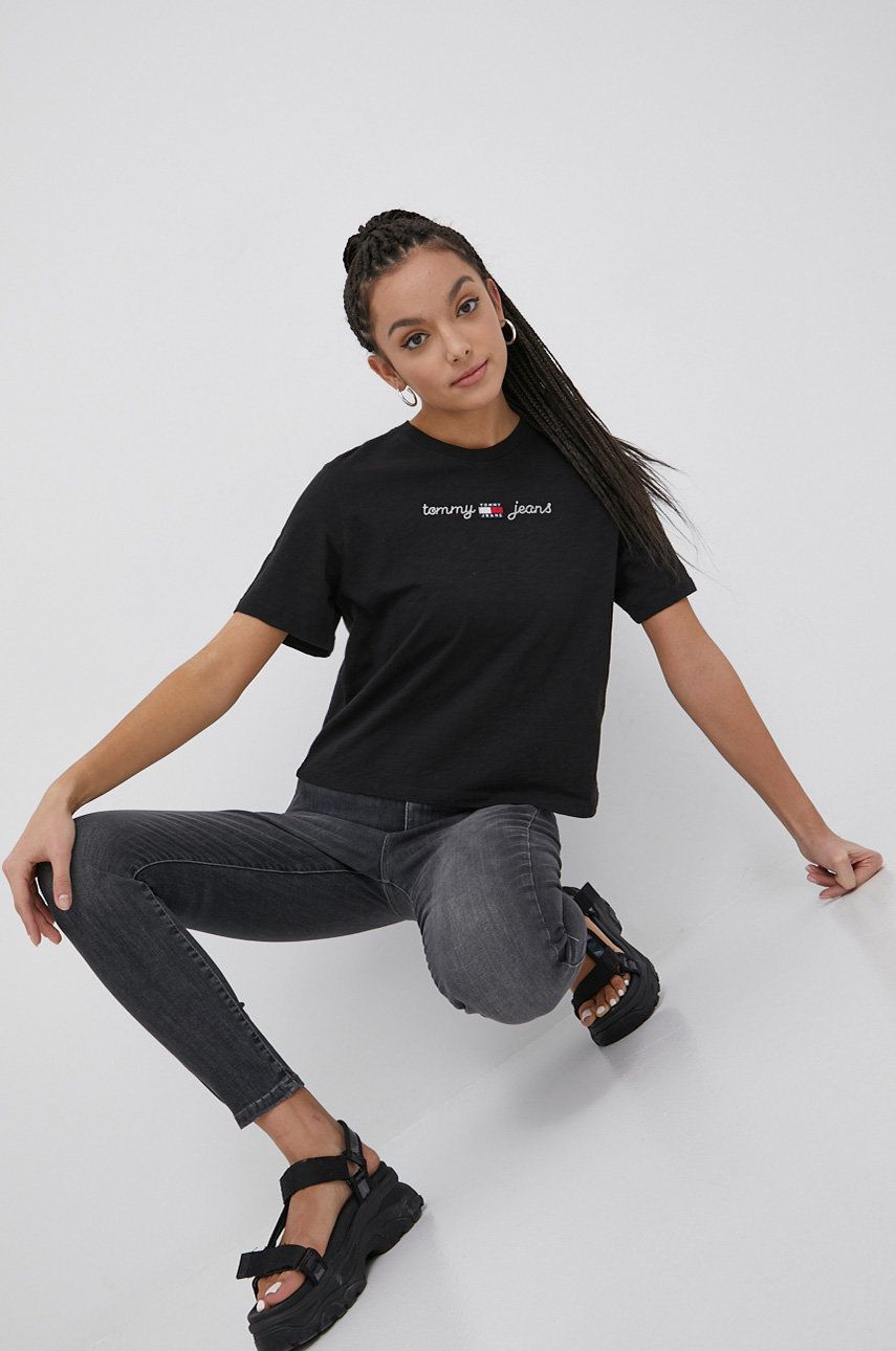 Дънки Tommy Hilfiger Sylvia Bf1281 High Waist Jeans Черно | DW0DW12407.PPYY, 0