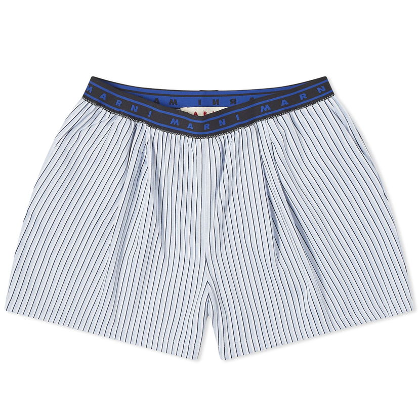 Къси панталони Marni Logo Shorts "Vivid Blue" Синьо | PAMA0483A0-STB48