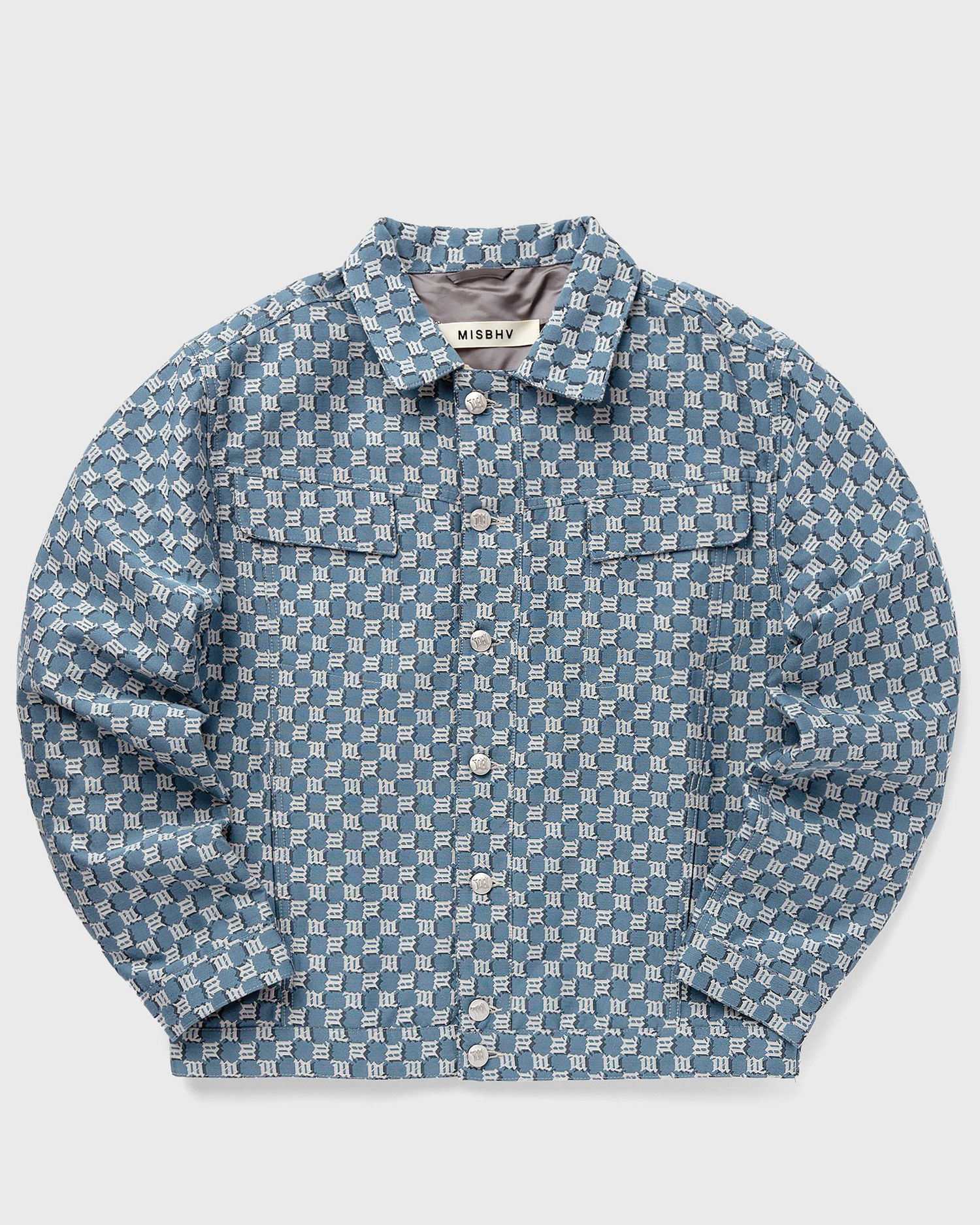 Яке MISBHV Jacquard Monogram Canvas Trucker Jacket Синьо | 230M401, 0