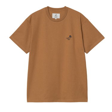 Тениска Carhartt WIP Short Sleeve Duck Graphic T-Shirt Кафяво | A242086_9, 0