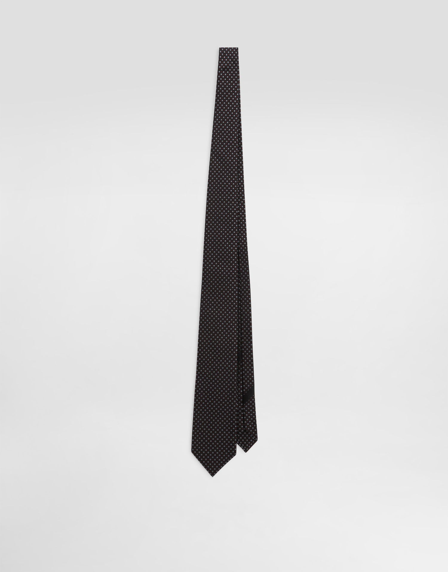 Аксесоари Dolce & Gabbana Dolce & Gabbana Micro-Design Jacquard Tie Черно | GT147EG0JSBN1283, 0