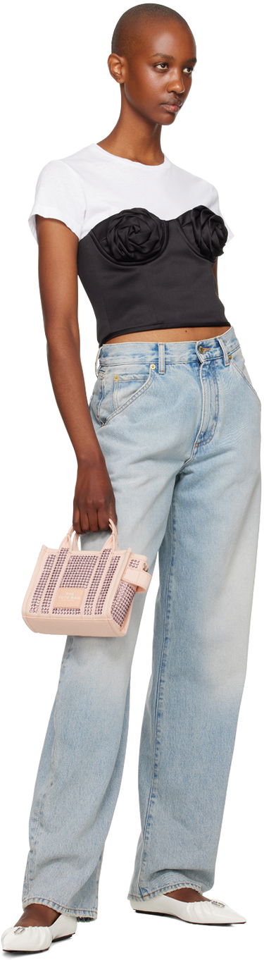 Голяма пазарска чанта Marc Jacobs Marc Jacobs The Crystal Canvas Crossbody Tote Bag Розово | 2R3HCR098H01, 3