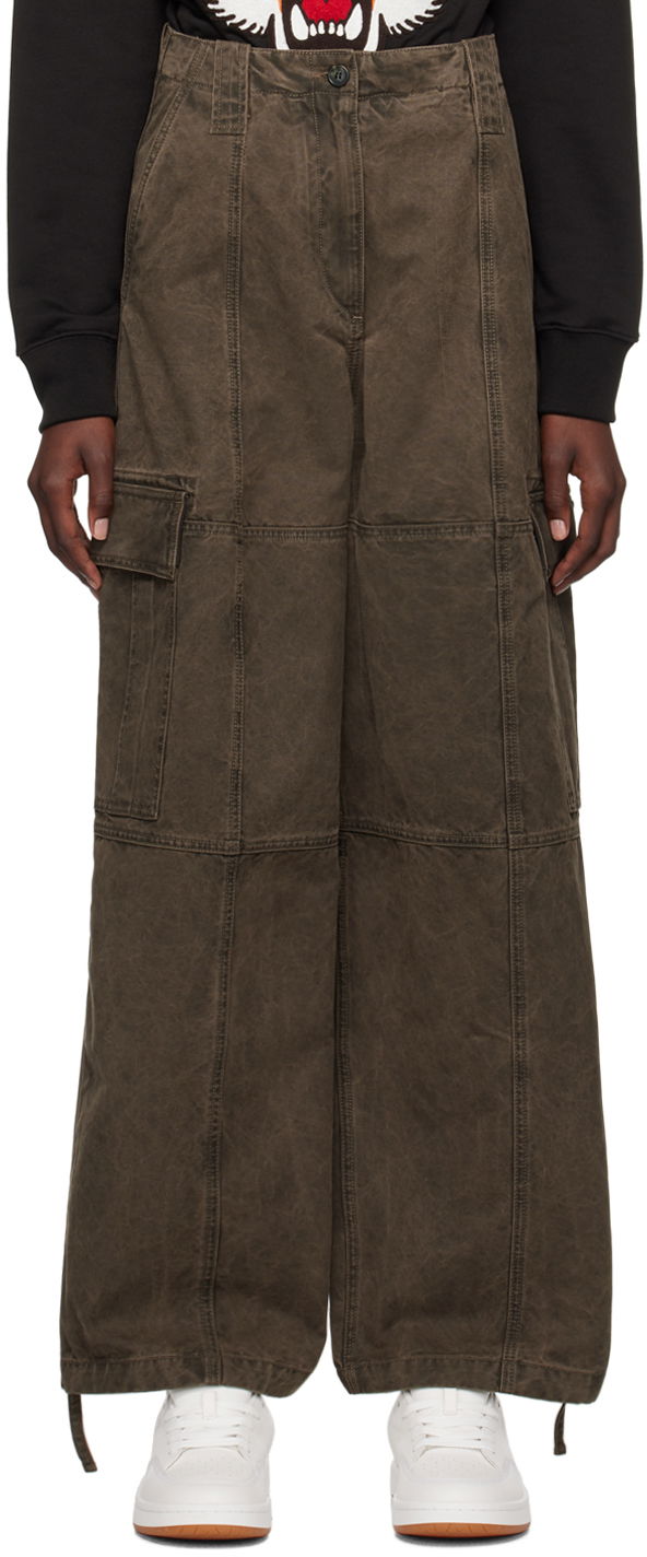 Gray Paris Cargo Pants