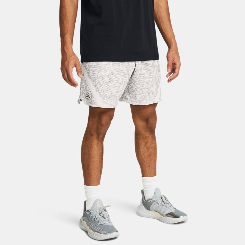 Къси панталони Under Armour Curry Mesh-Shorts Бяло | 1383375-114, 0