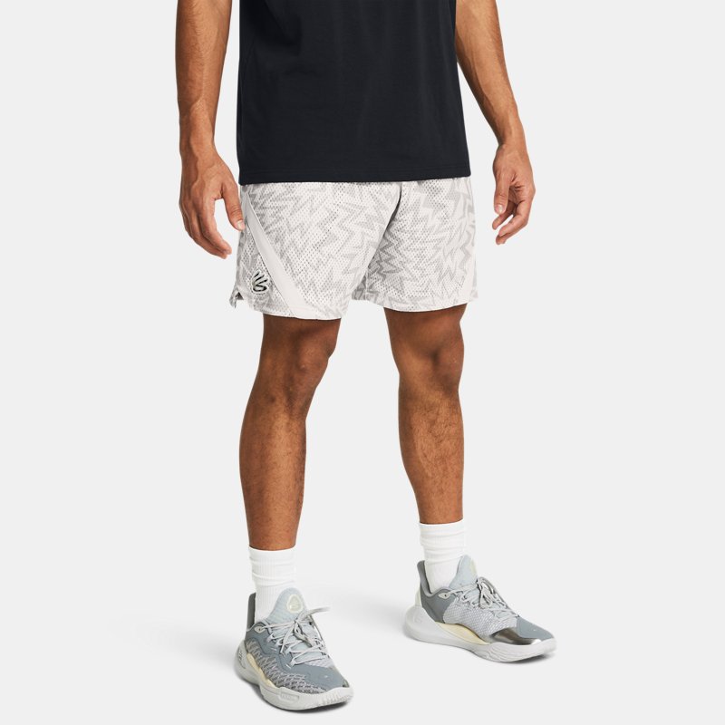 Къси панталони Under Armour Curry Mesh-Shorts Бяло | 1383375-114