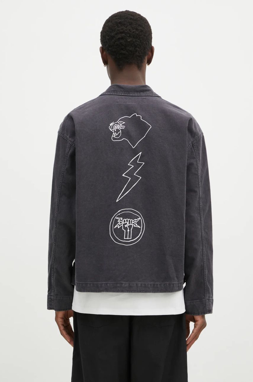 Яке Neighborhood NEIGHBORHOOD Embroidered Cotton Jacket Черно | 242AQNH.JKM02, 0