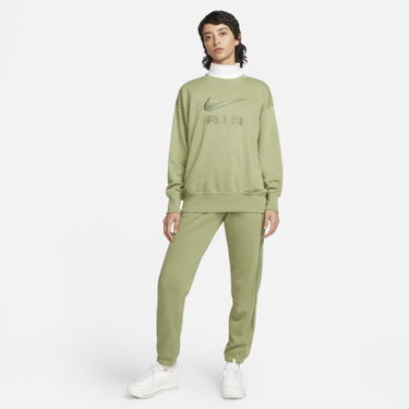 Суитчър Nike Air Fleece Crew Sweatshirt Зелено | DQ6567-334, 2