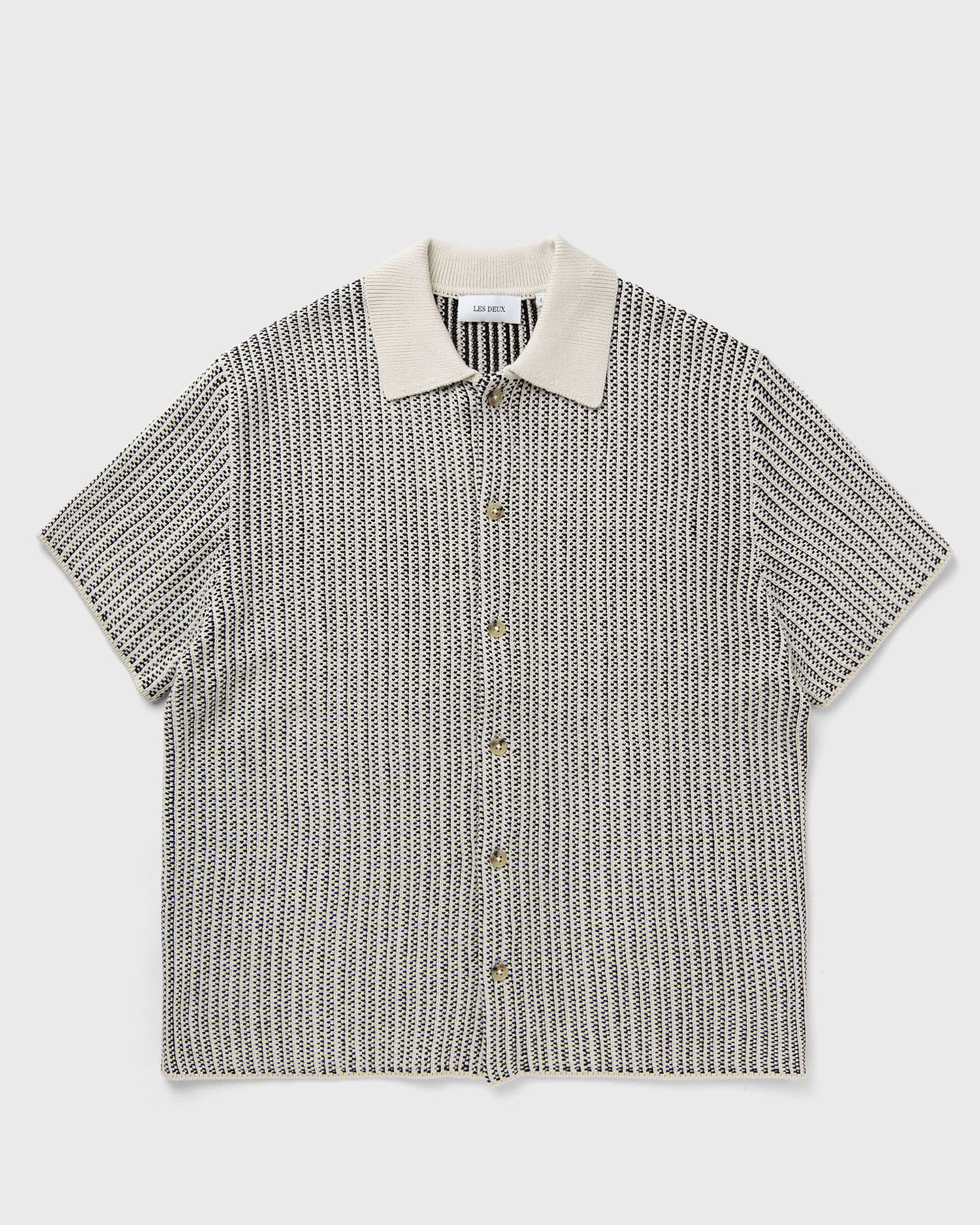 Риза Les Deux Knitted Short Sleeve Shirt Бежово | LDM310127-215100, 0