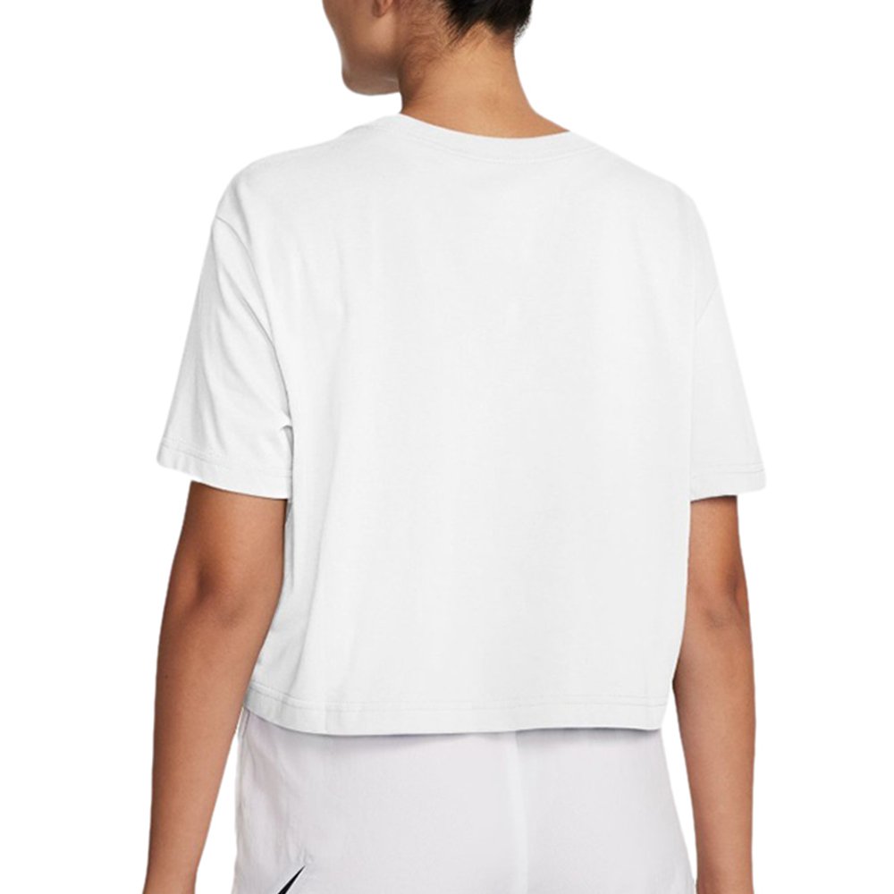 Съкратен топ Nike Pro Graphic Crop T-Shirt Бяло | FQ4985-100, 1