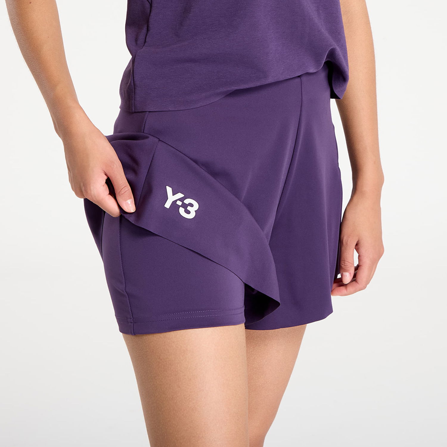 Къси панталони Y-3 Y-3 Match Shorts Лилаво | JW0128, 1