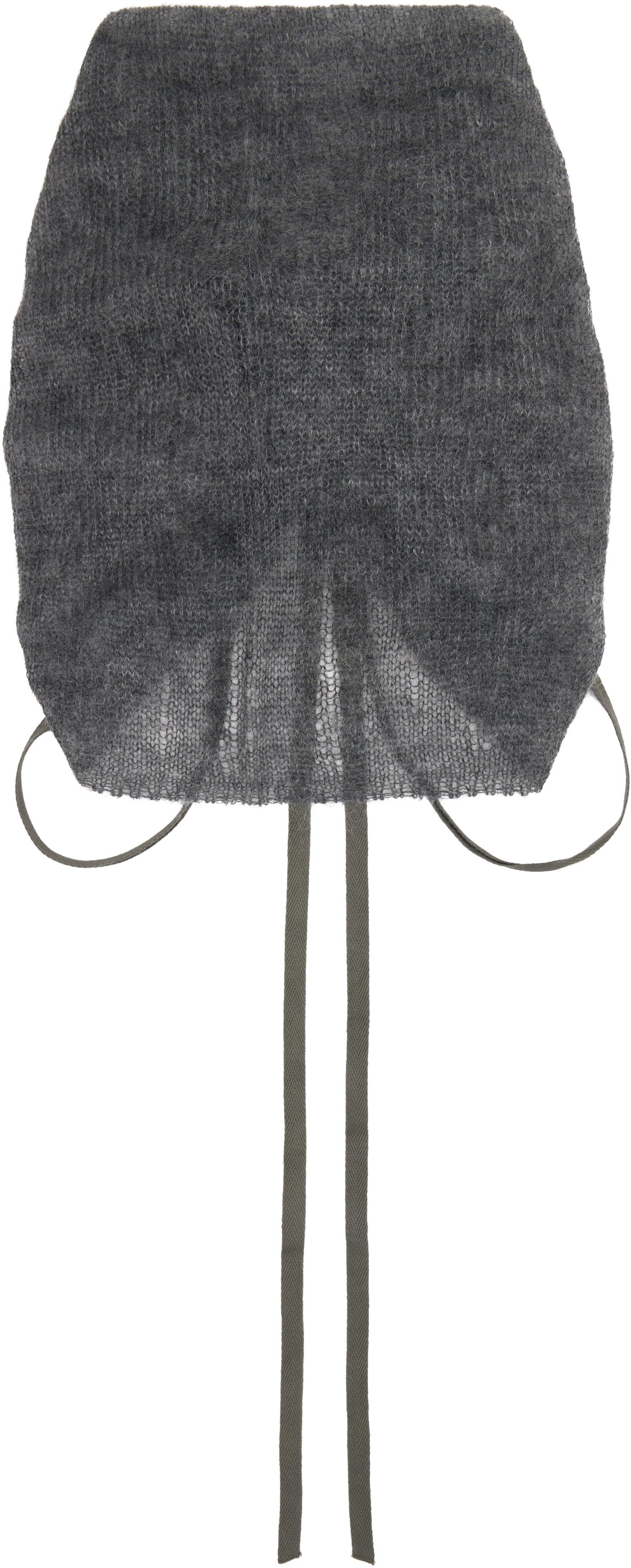Шал Ann Demeulemeester Ann Demeulemeester Oden Knit Tie Collar Сиво | 2520-W-CL35-KN069-088, 1
