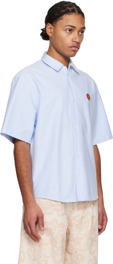 Риза KENZO Pop Crest Oxford Shirt Синьо | FF55CH1279LO, 1